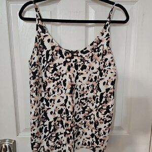 Banana Republic Animal Print spagetti strap Blouse
